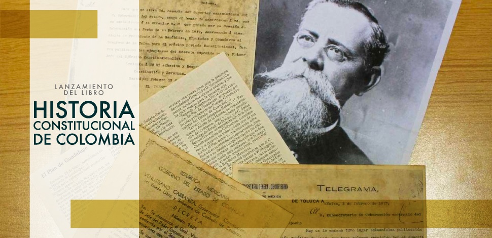 Lanzamiento del libro Historia Constitucional de Colombia. Editores académicos: Augusto Trujillo Muñoz, Carlos Mario Molina Betancur y Luis Javier Moreno Ortiz.